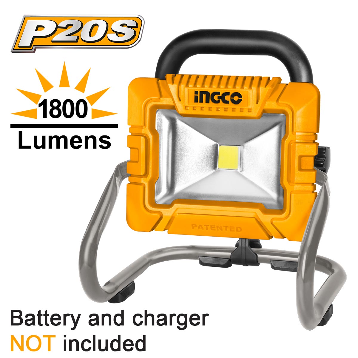 CWLI2025 - PROJECTEUR 20V BATTERIE/CHARGEUR NON INCLUS INGCO Maroc