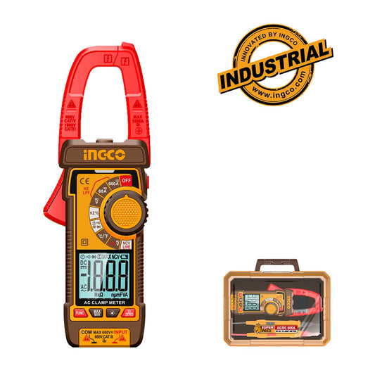 DCM66002 - PINCE AMPÈREMÉTRIQUE DC/AC INGCO Maroc