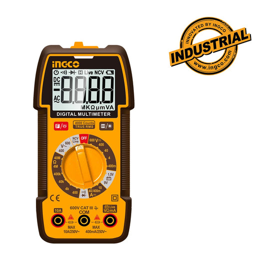 DM36002 - MULTIMETRE DIGITAL LCD 600V AC/DC INGCO Maroc