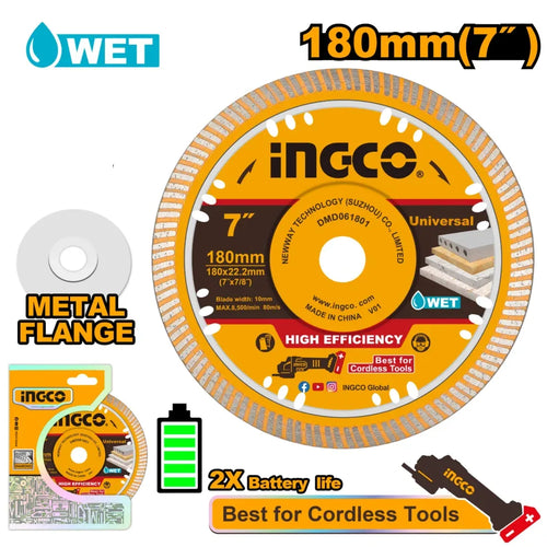 Disque Diamanté Ultrafin 180mm INGCO | DMD061801