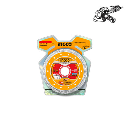 DMD081251HT - DISQUE DIAMANT ULTRA FIN 125MM CARRELAGE INGCO Maroc