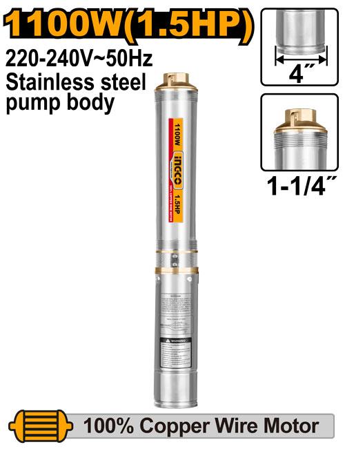DWP11001 - POMPE DE PUITS 1100W INGCO Maroc