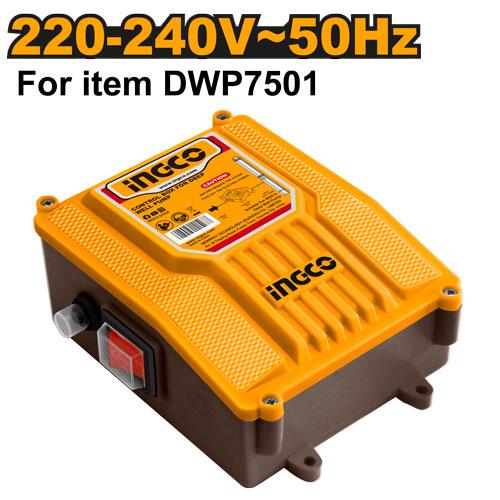 DWP7501-SB - BOITIER DE COMMANDE POUR POMPE DE PUITS DWP7501 INGCO Maroc