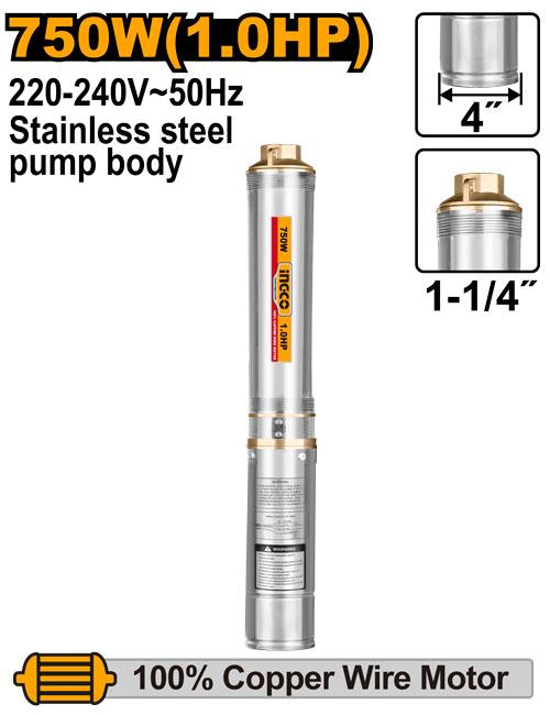 DWP7501 - POMPE DE PUITS 750W INGCO Maroc
