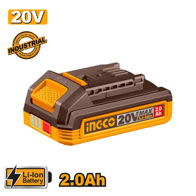 INGCO BATTERIE 20V 2,0A AU MAROC [FBLI2001]