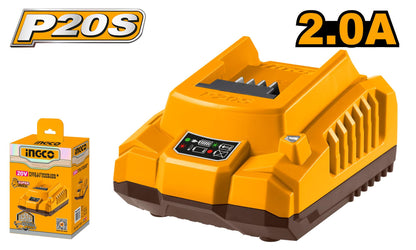 FCLI2001 - CHARGEUR DE BATTERIE 20V INGCO Maroc