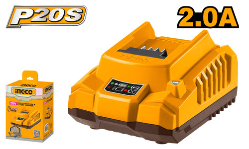 FCLI2001 - CHARGEUR DE BATTERIE 20V INGCO Maroc