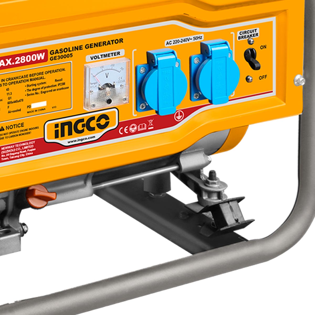 GE30005 - GENERATEUR A ESSENCE 3KVA 15L INGCO Maroc