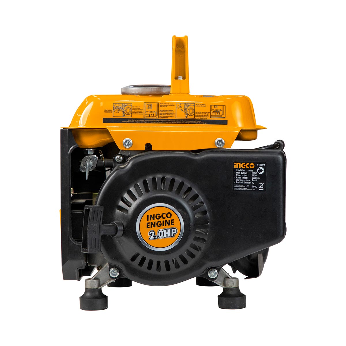 GE8002 - GENERATEUR A ESSENCE 1 KVA 4L INGCO Maroc