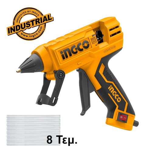GG308 - PISTOLET A COLLE 30W(220W) + 8 BATONNETS DE COLLE INGCO Maroc
