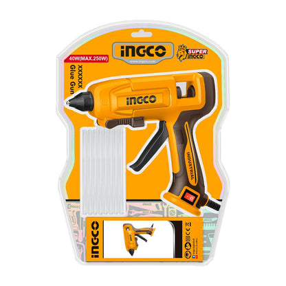 INGCO PISTOLET A COLLE 250W + 8 BATONS COLLE AU MAROC