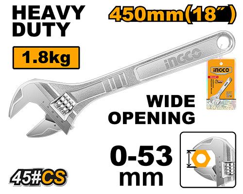 HADW131182 - CLE A MOLETTE 450MM INGCO Maroc