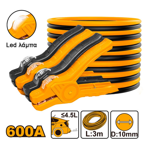 HBTCP6008L - CABLE DE DEMARRAGE 600A AVEC TEMOIN LED INGCO Maroc