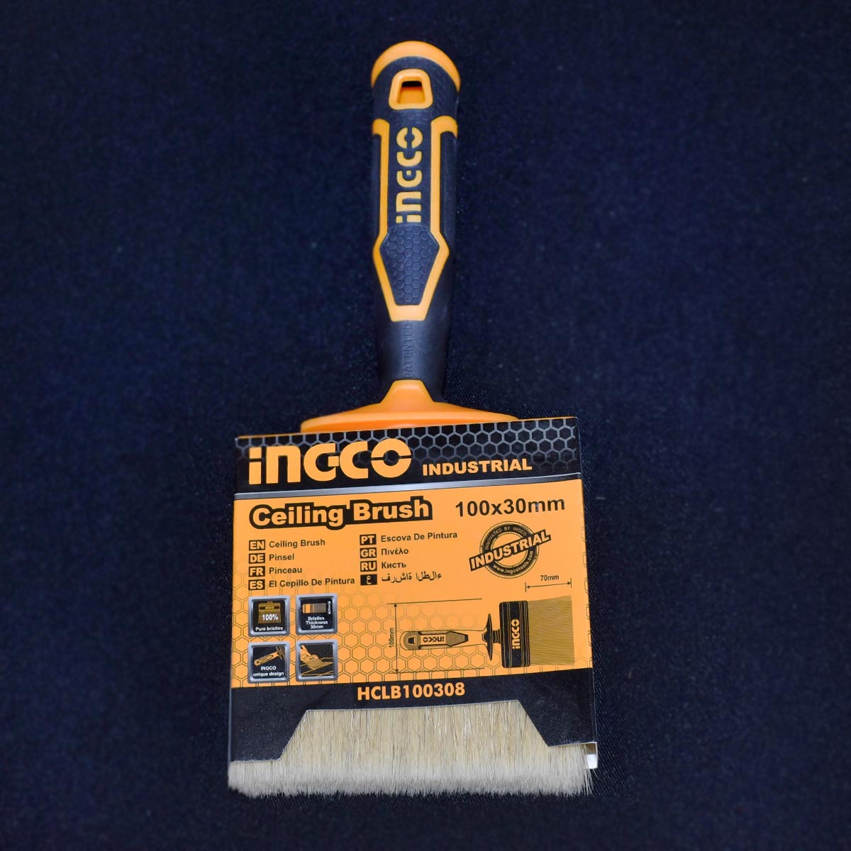 HCLB100308 - PINCEAU LR DES POILS: 100MM INGCO Maroc