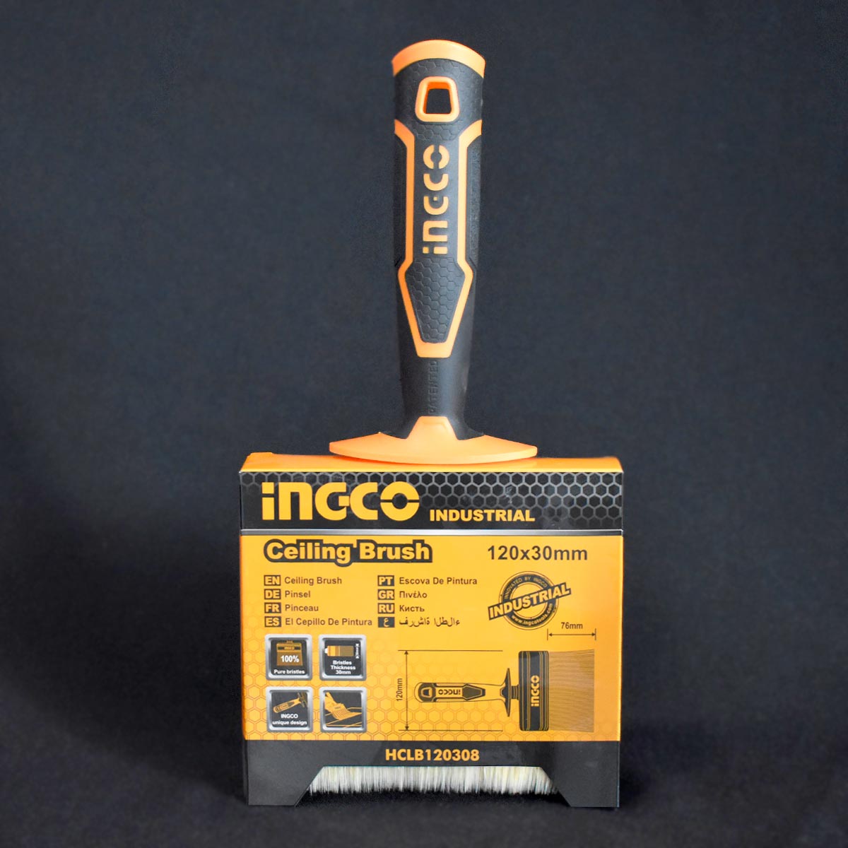 HCLB120308 - PINCEAU LR DES POILS: 120MM INGCO Maroc