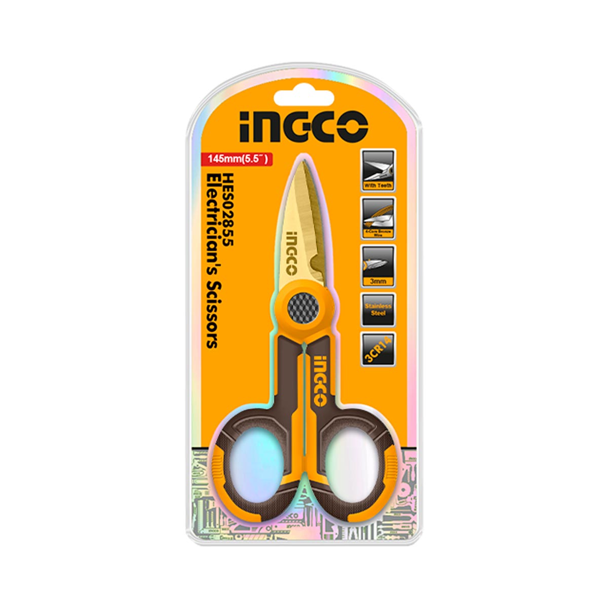HES02855 - CISEAUX D'ELECTRICIEN INGCO Maroc