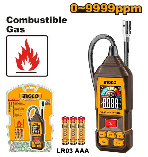 Indicateurs de gaz numériques 0-9999ppm méthane INGCO | HETGA031