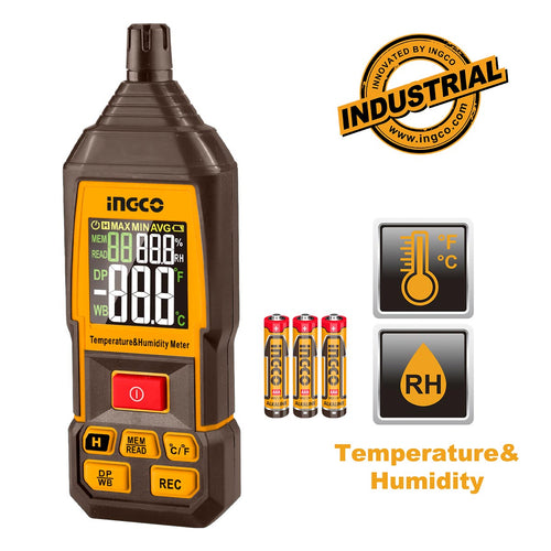 INGCO COMPTEUR NUMÉRIQUE D'HUMIDITÉ ET TEMPÉRA 20-60C° AU MAROC [HETHT031]