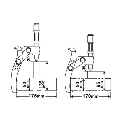 HGP08036 - EXTRACTEUR A TROIS GRIFFES INGCO Maroc
