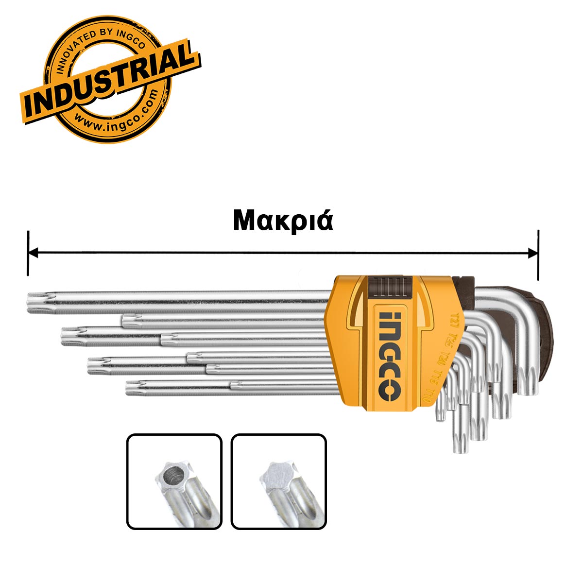 HHK13092 - CLE TORX EXTRA LONGS INGCO Maroc