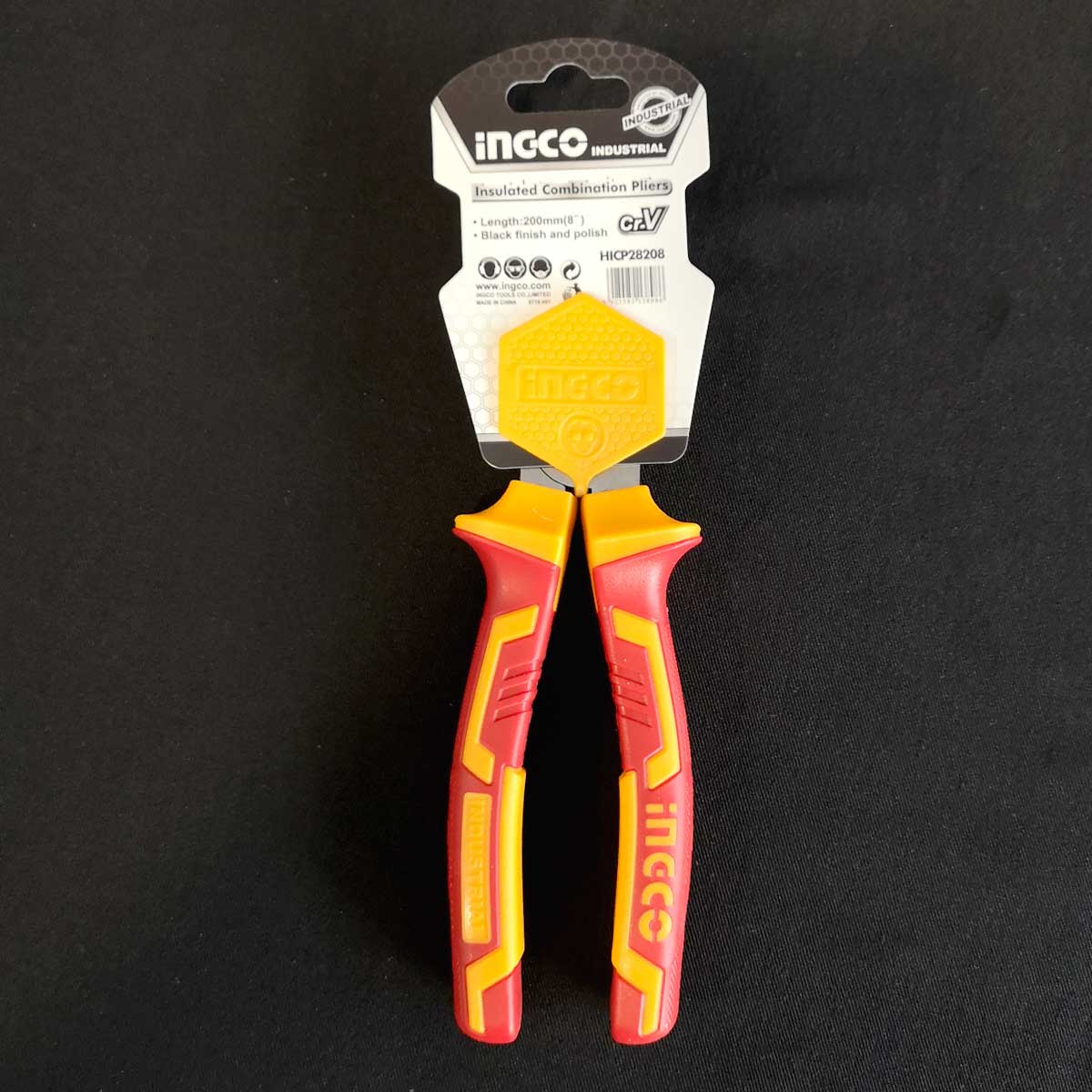 HICP28208 - PINCE UNIVERSELLE ISOLEE 8''''/200MM INGCO Maroc