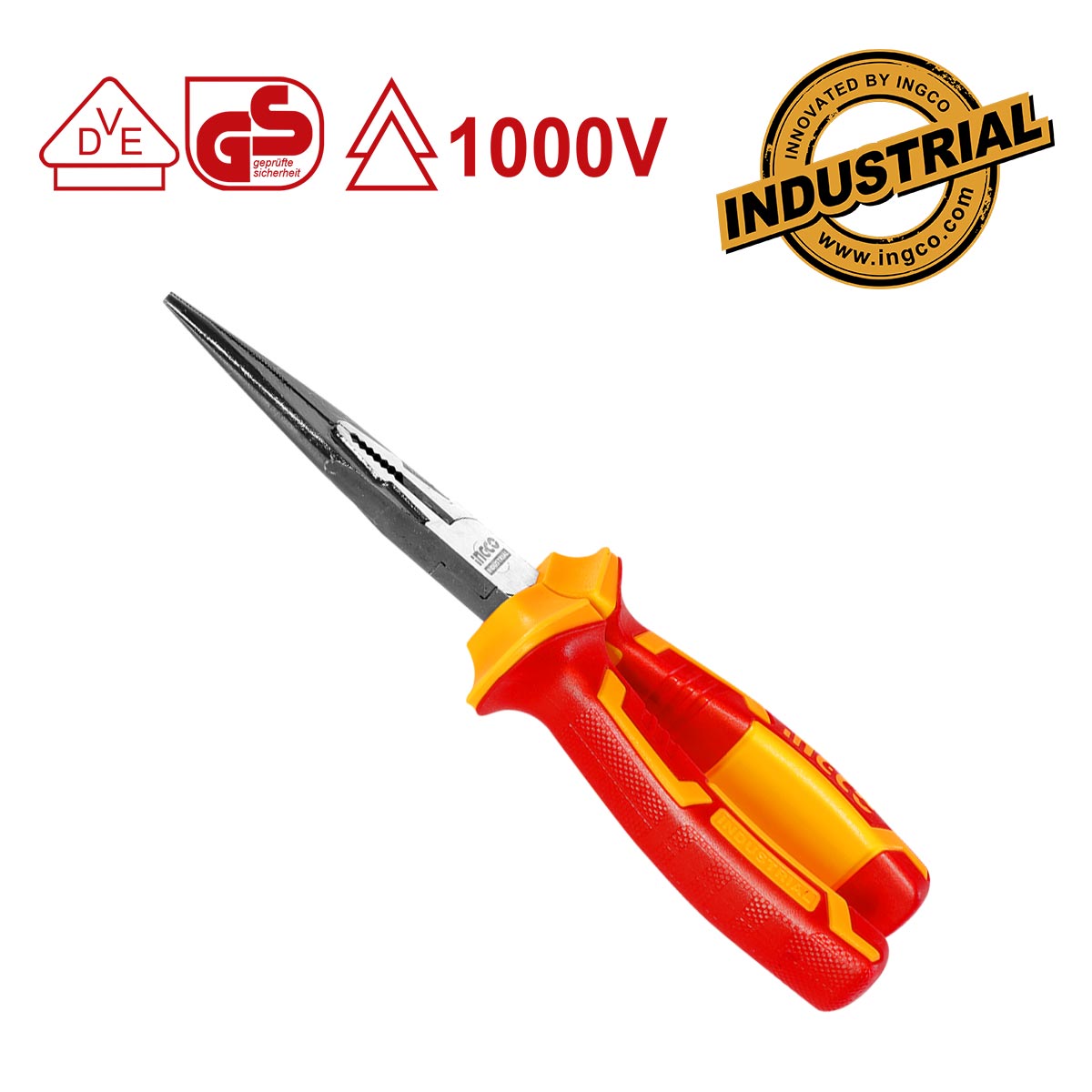 Pince à bec long isolée outil à main 1000V HILNP28208 AU MAROC