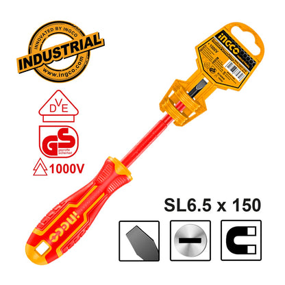 HISD816150 - TOURNEVIS ISOLE SL 6.5×150 INGCO Maroc