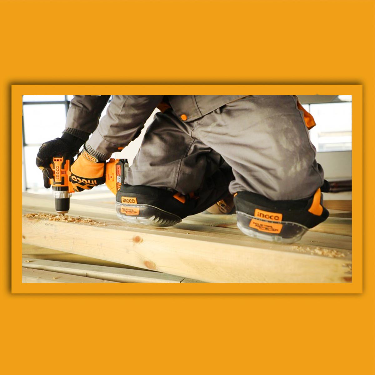 HKPT0101 - GENOUILLÃˆRES DE PROTECTION INGCO Maroc