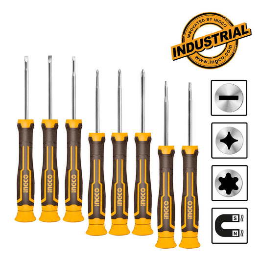 HKSD0818 - SET DE 8 TOURNEVIS A PRECISION INGCO Maroc