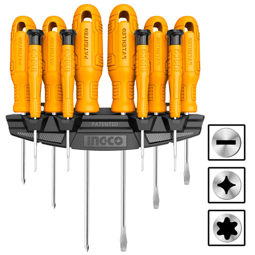 HKSD1058 - JEU DE 10 TOURNEVIS ET TOURNEVIS DE PRECISION INGCO Maroc