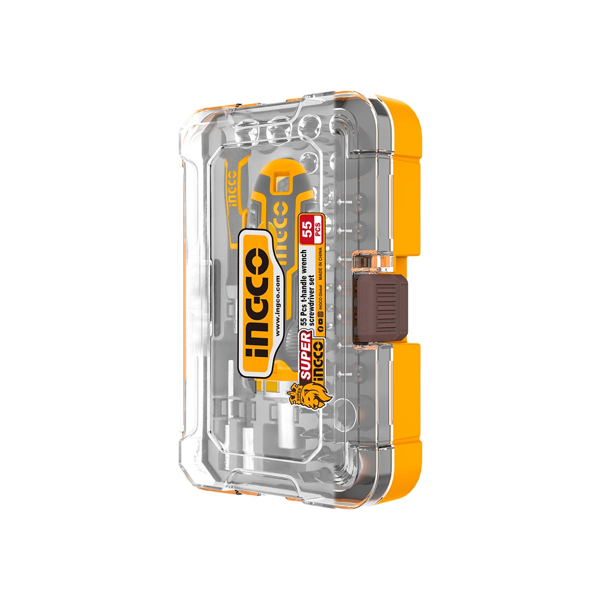 HKSDB0558 - SET DE 55 PIÈCES POUR TOURNEVIS INGCO Maroc