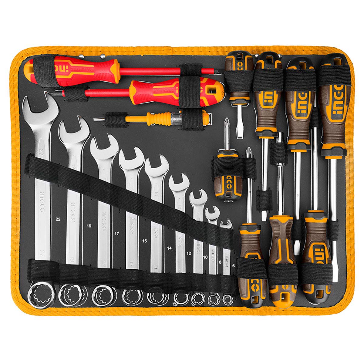 HKTHP21471 - VALISE D'OUTILS A MAIN 147PCS INGCO Maroc