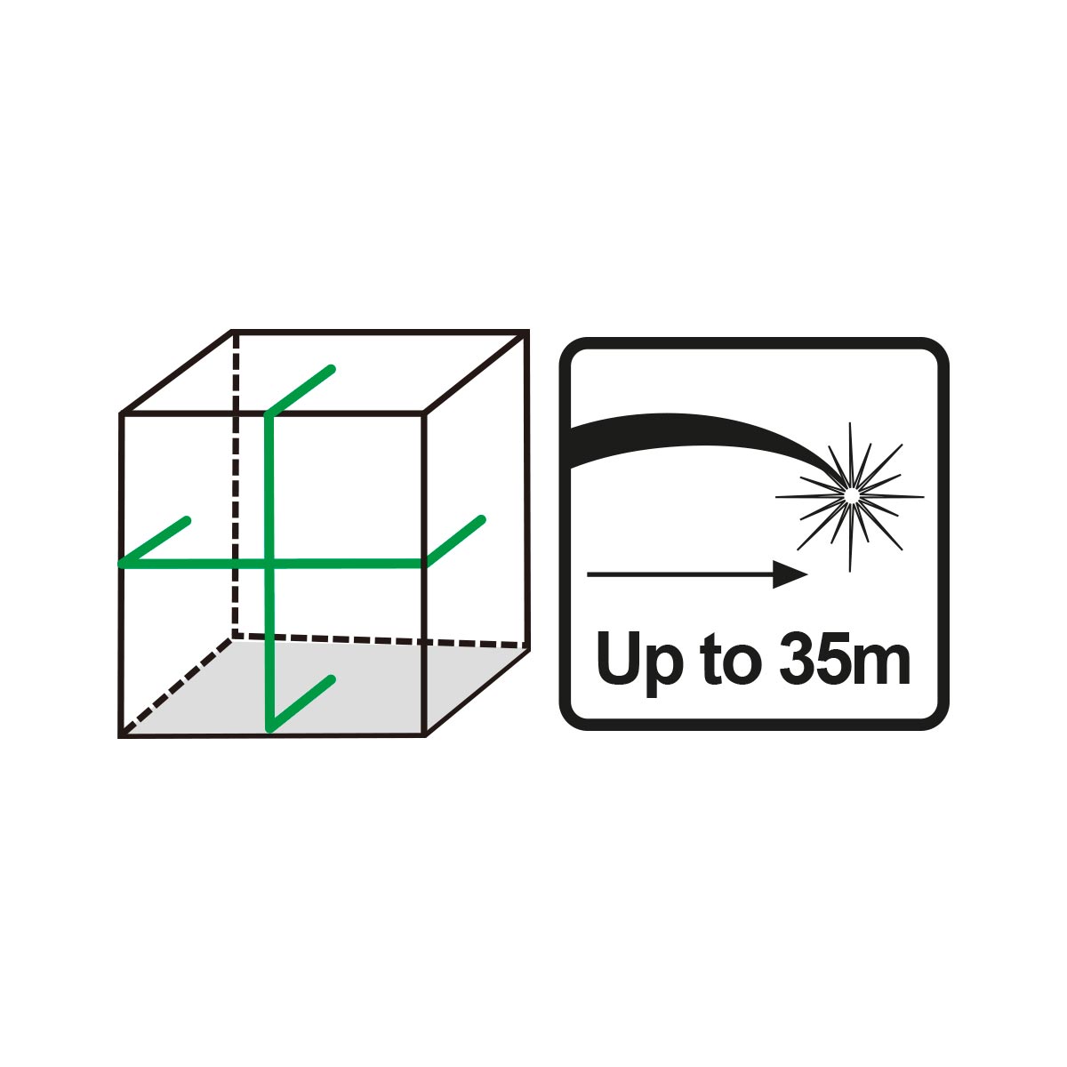 HLL156601 - NIVEAU LASER AUTO NIVELLEMENT 15M INGCO INGCO Maroc