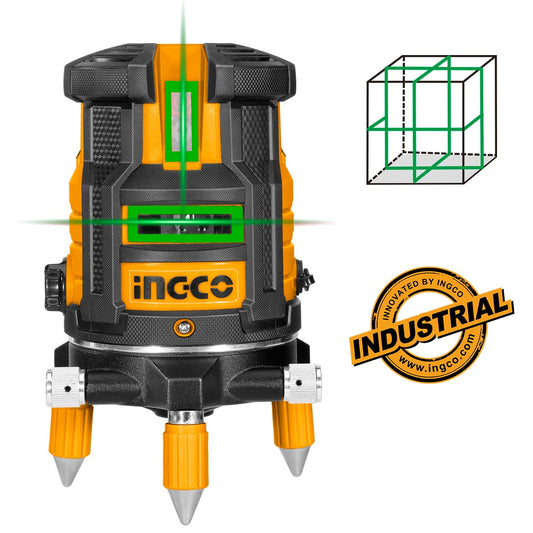 HLL305205 - NIVEAU LASER 5 LIGNES VERT 30M INGCO Maroc
