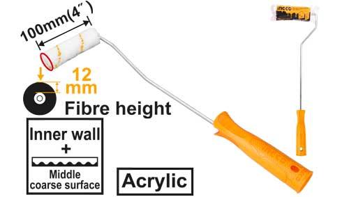 HRHT061001 - MANCHE POUR MINI ROULEAUX 100MM INGCO Maroc