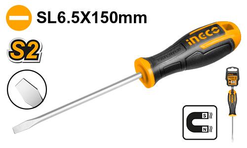 HS686150 - TOURNEVIS A FENTE D:6.5MM L:150MM INGCO Maroc