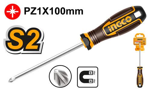 HSDPZ1100 - TOURNEVIS PZ1 D: 5MM L:100 NR INGCO Maroc
