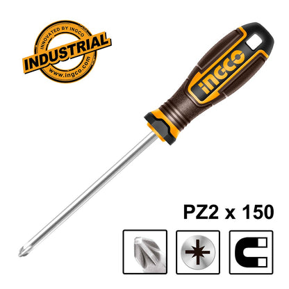 HSDPZ2150 - TOURNEVIS PZ2 X150MM MAGNÉTIQUE INGCO INGCO Maroc