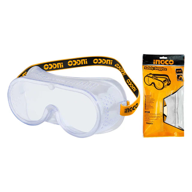 INGCO LUNETTES DE PROTECTION SOUPLES A BANDE ELASTIQUE AU MAROC [HSG02]