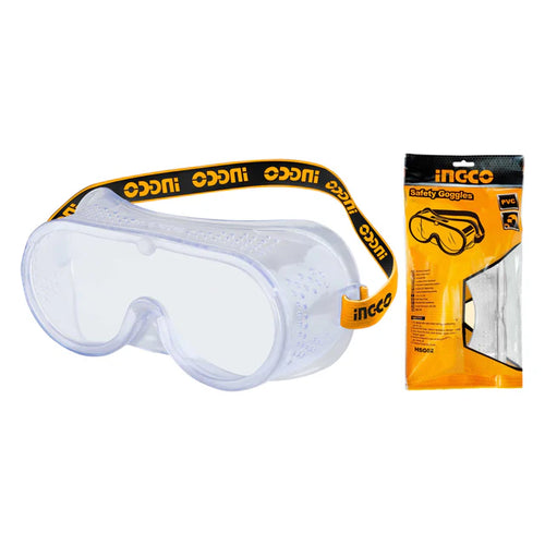 INGCO LUNETTES DE PROTECTION SOUPLES A BANDE ELASTIQUE AU MAROC [HSG02]