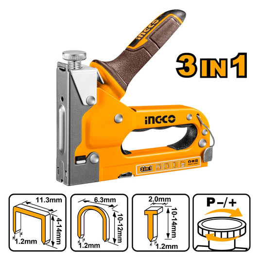 HSG1405 - AGRAFEUSE 3EN1 CLOUS ET AGRAFES INGCO Maroc