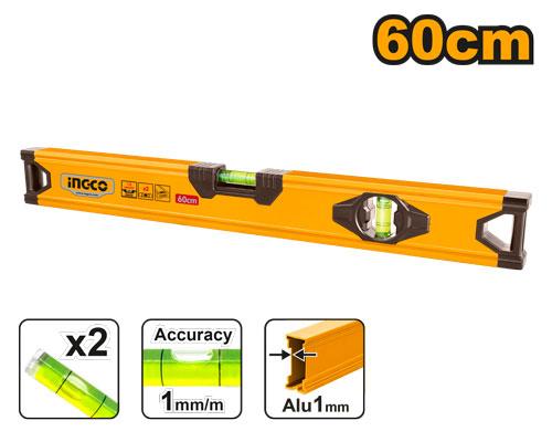 HSL58060 - NIVEAU ALUMINIUM 60 CM SS INGCO Maroc
