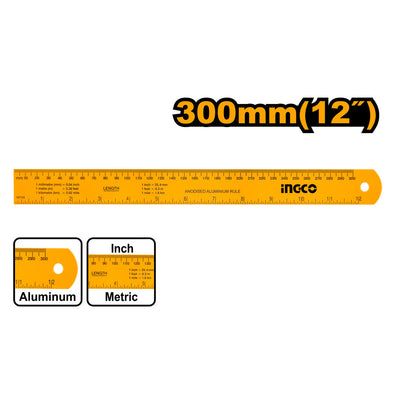 INGCO REGLE 30CM*3CM AU MAROC [HSR23002]