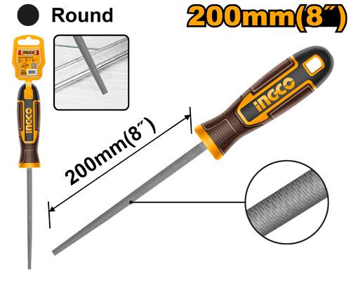 HSRF088 - LIME D'ACIER RONDE 200MM INGCO Maroc
