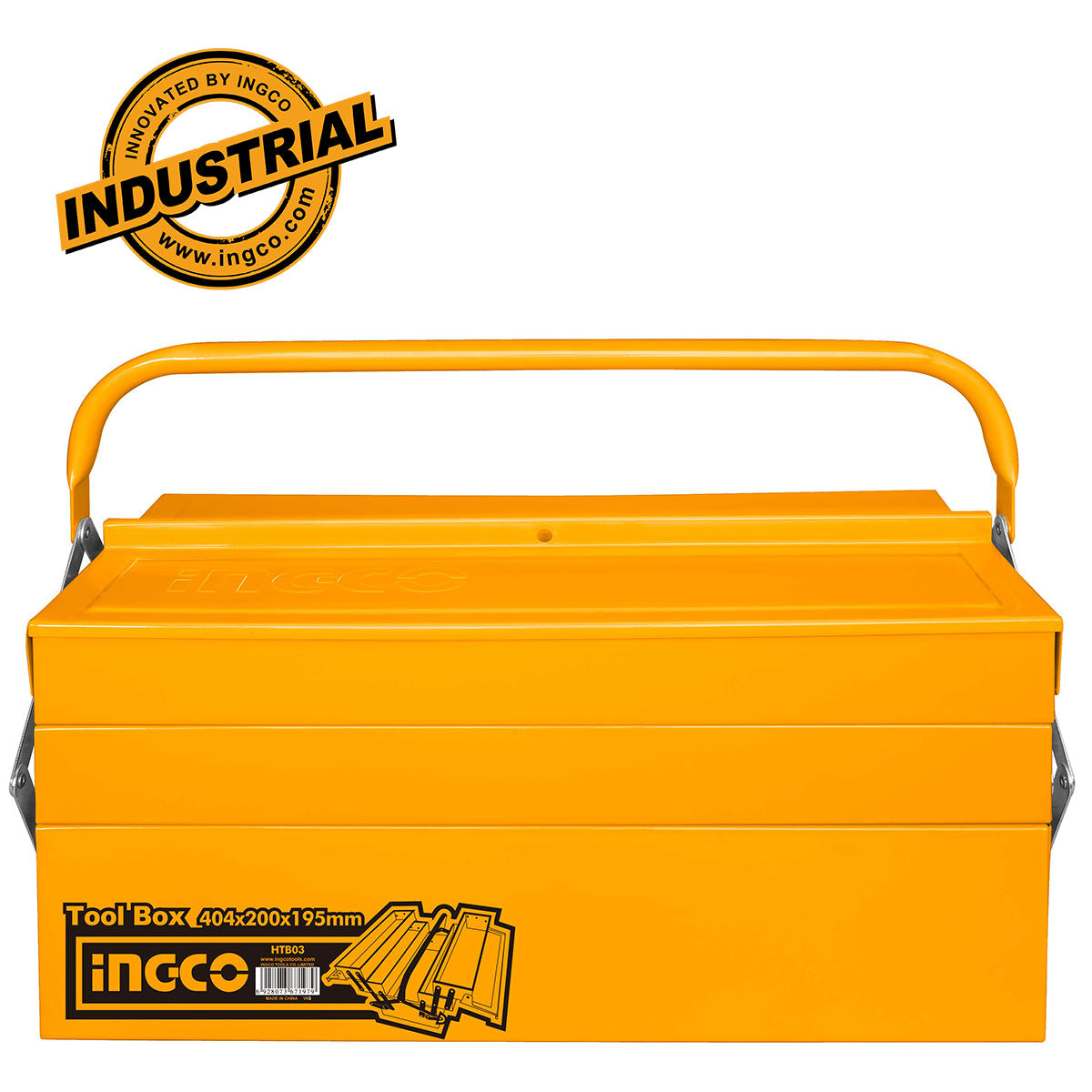 HTB03 - BOITE A OUTILS TAILLE:400X200X195MM 3 ETAGES INGCO Maroc