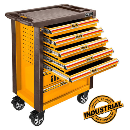 HTCS273281 - SERVANTE A 7 TIROIRS + 328 PIECES INGCO Maroc