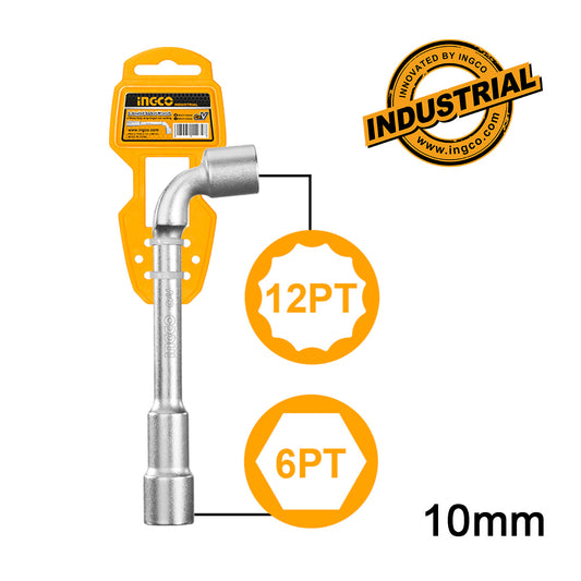 HWL1008 - CLE A DOUILLE COUDEE EN L 10MM INGCO Maroc