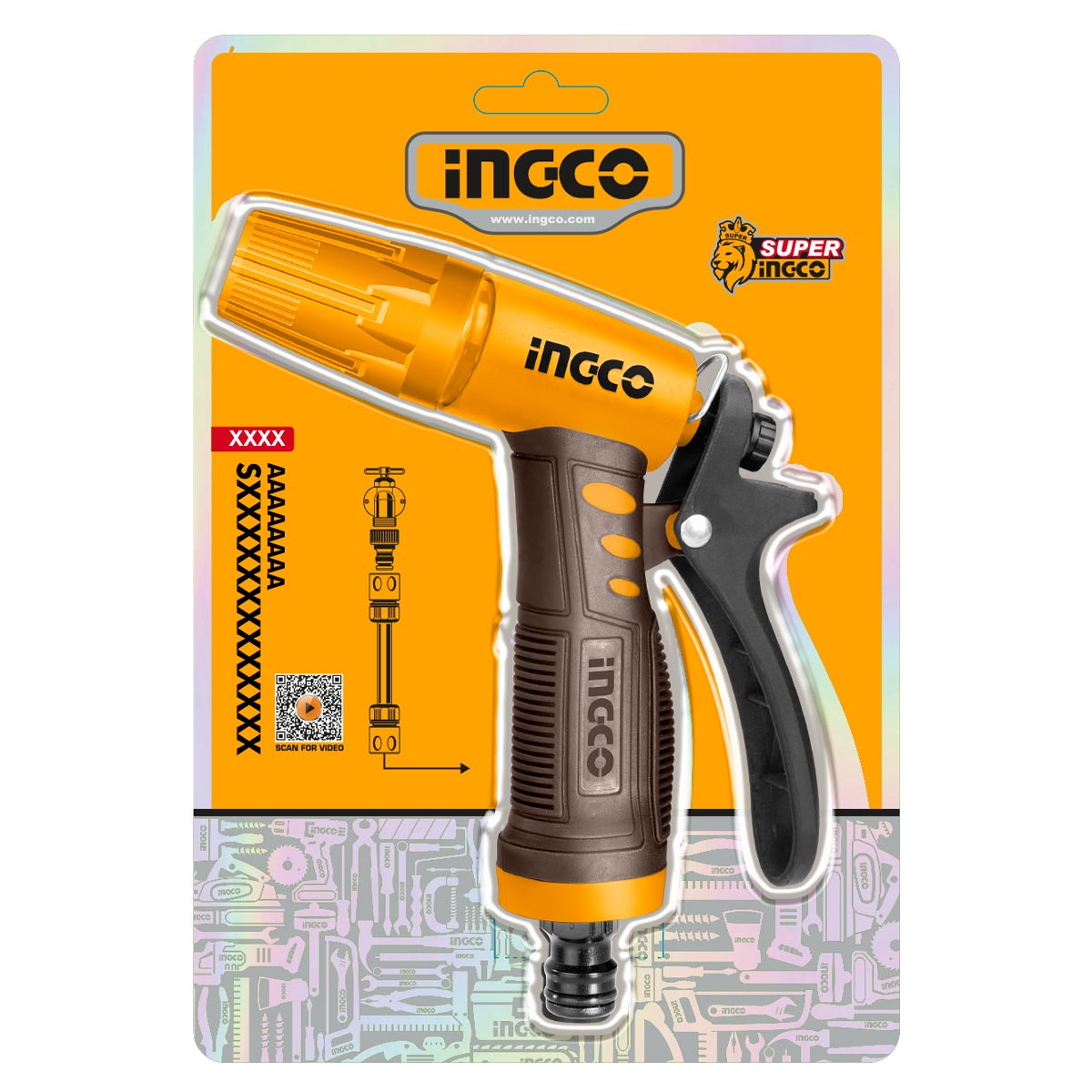 HWSG032 - PISTOLET D'ARROSAGE INGCO Maroc