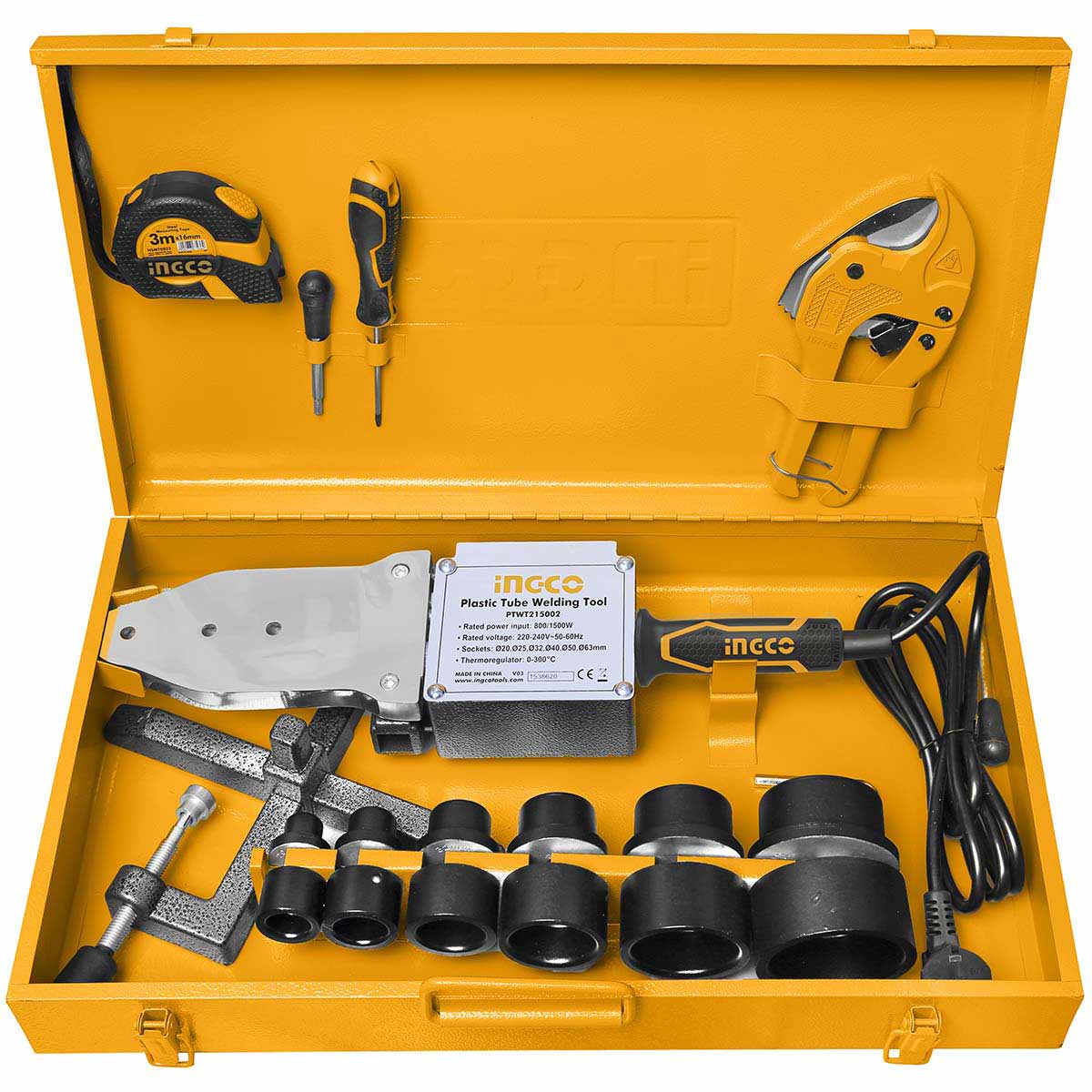 PTWT215002 - MACHINE DE SOUDAGE DE PPR 800W_1500W INGCO Maroc