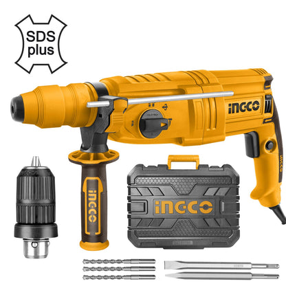 RGH9028-2 - MARTEAU PERFORATEUR 26MM 800W+MANDRIN INGCO Maroc